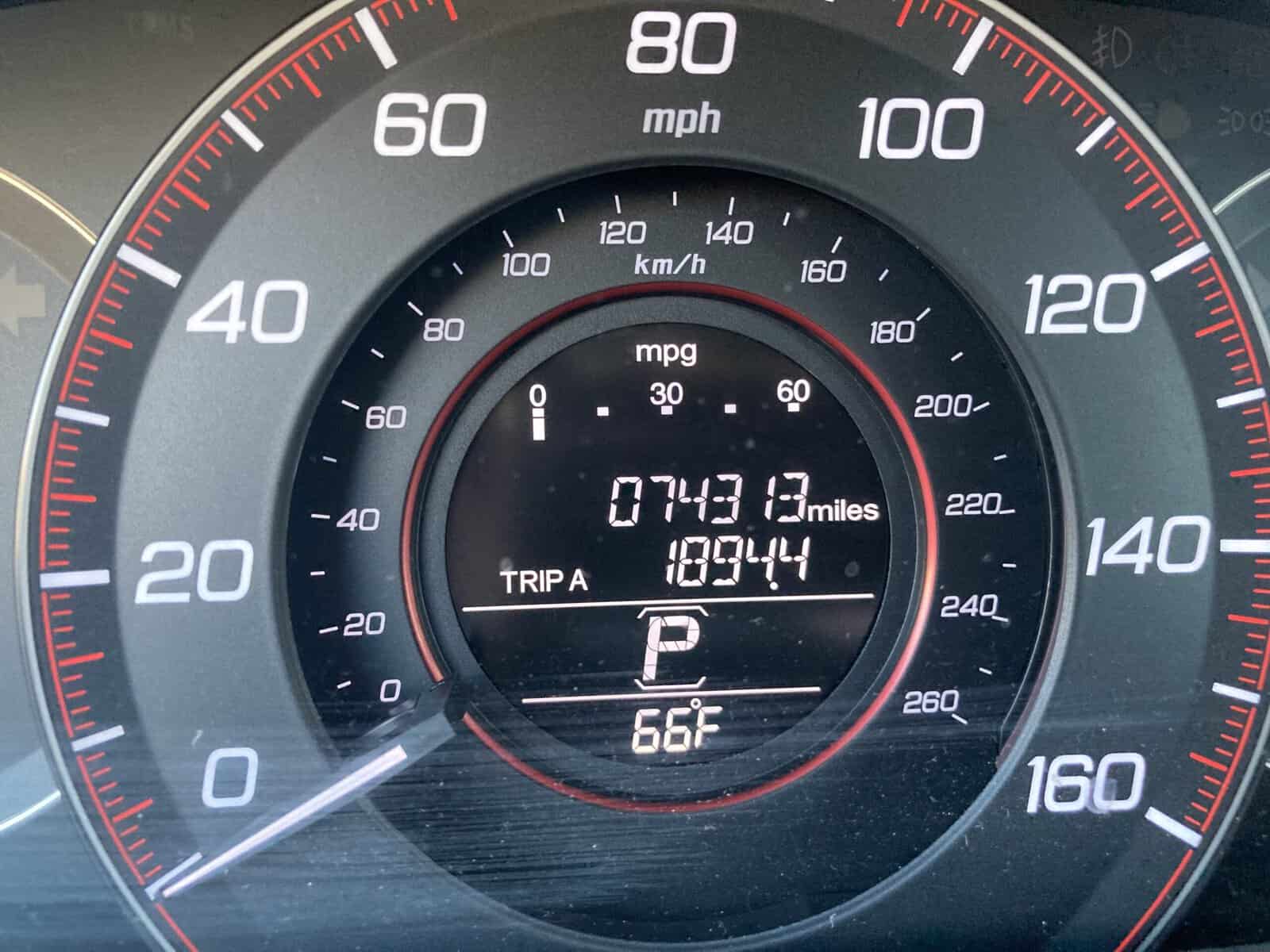 Odometer is now 22,543
